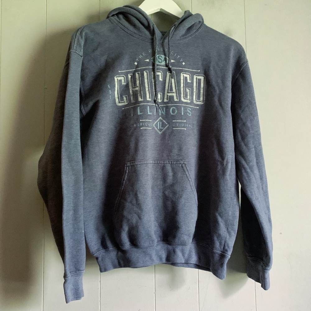 Love From Chicago Graphic Tourist Hoodie S